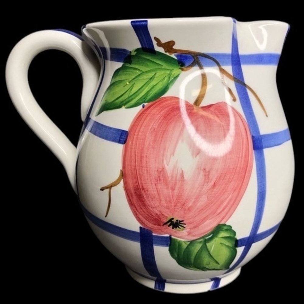 Vintage Ancora Sangria Hand Painted Pitcher made in Italy and in EUC